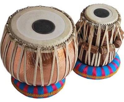 KYW Tabla Set n.14, 5 Kg Copper Bayan