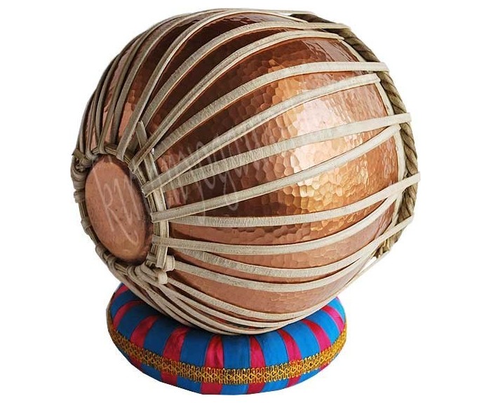 KYW Tabla Set n.14, 5 Kg Copper Bayan
